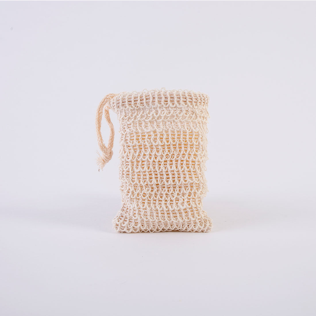 Raw Cotton Soap Bag